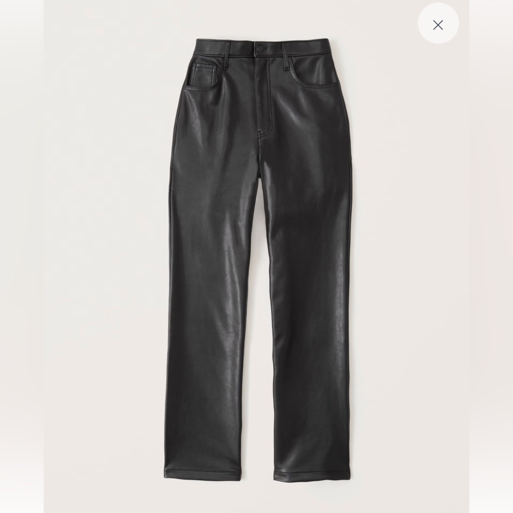 Abercrombie Straight Leather Pant